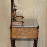 Victorian Hairdresser in Amboyna and Ebony Restored