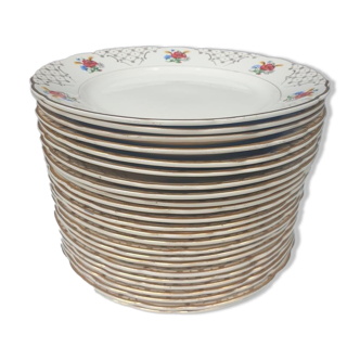 Set 24 flat plates Villeroy & Boch flowers of the fields 7012