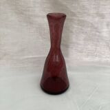 Mouth-blown glass vase Dimension: height -28 cm- diameter low-11cm-