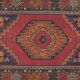 Vintage Turkish handmade rug 109x165 cm
