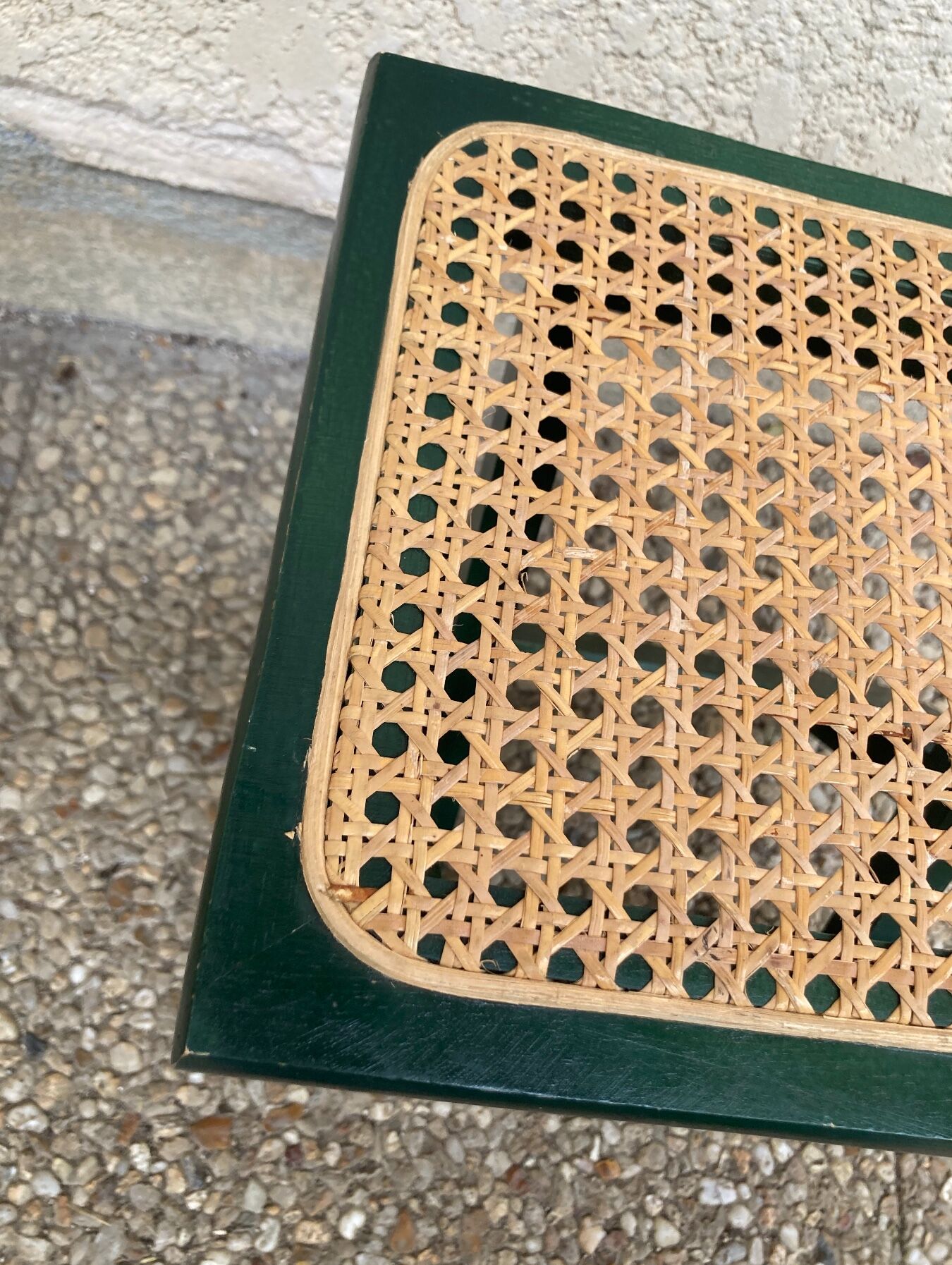 Folding stool in vintage canning