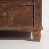 Antique storage trunk dated 1861 #23