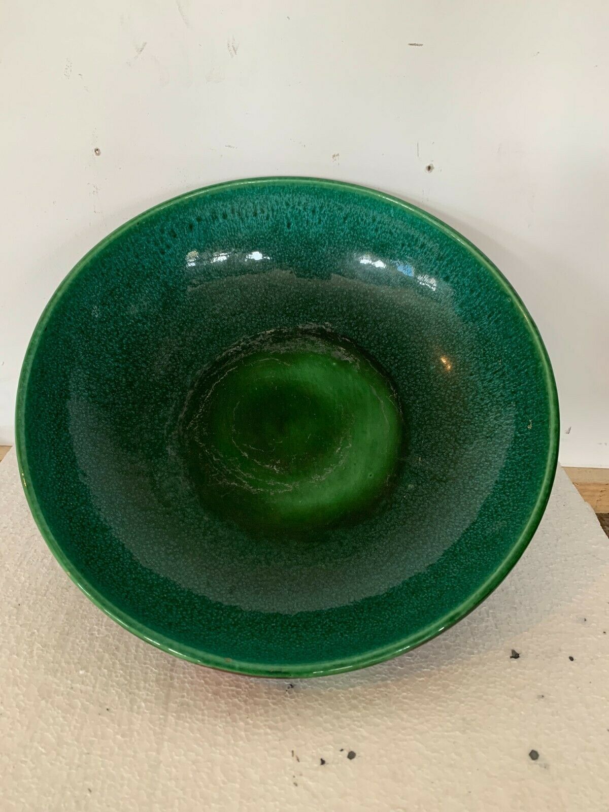 Enamelled ceramic dish by R Steenbakkers 70s