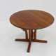 Vintage Dyrlund Danish round dining table teak