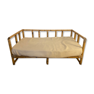 Banquette rotin