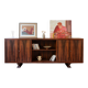 Large rosewood sideboard, 2 doors and central niche.