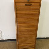 Vintage curtain filing cabinet