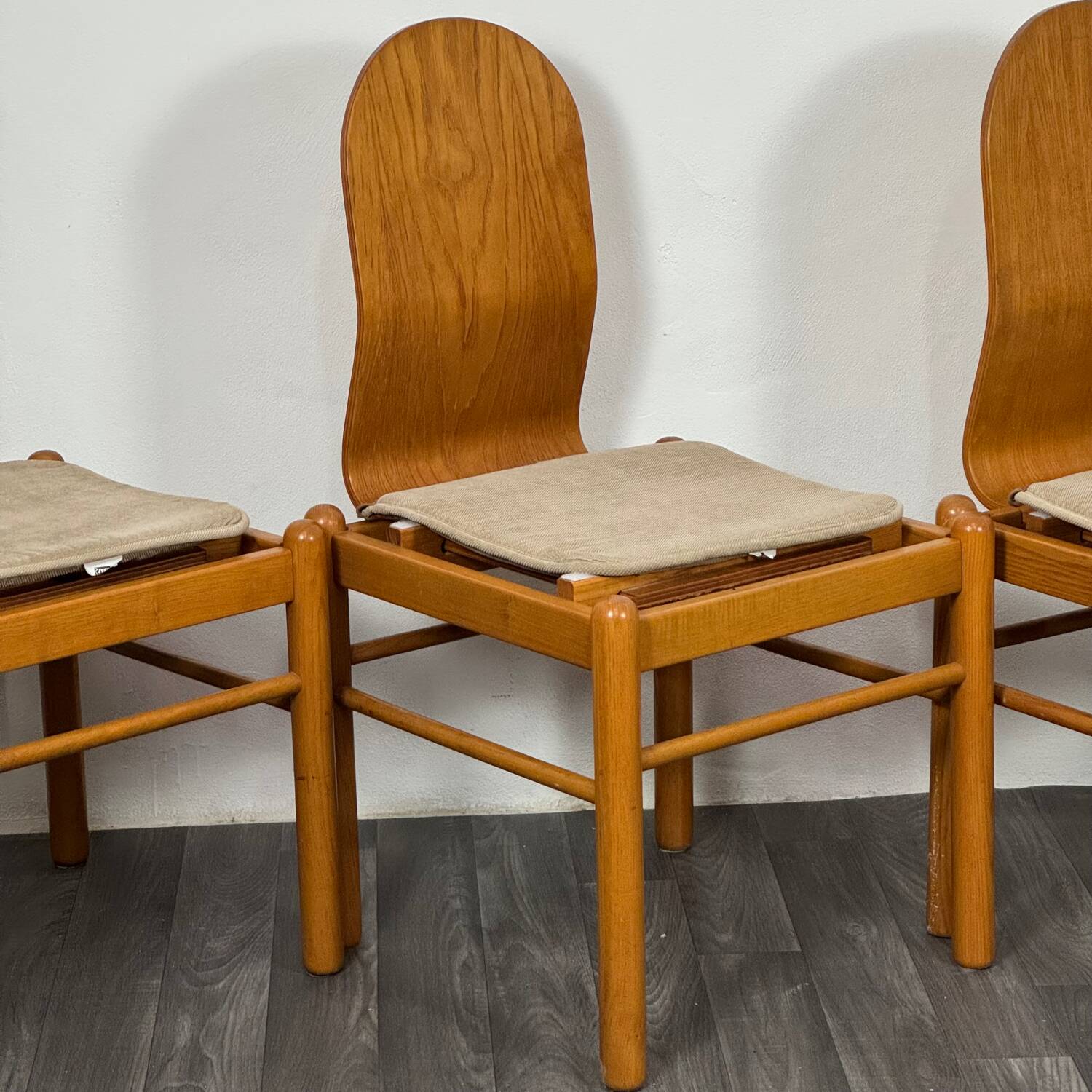 Set Di 4 Sedie Da Pranzo Design Mid Century Scandinavo Anni 70