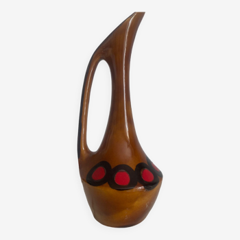 Egret ceramic pitcher