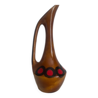 Egret ceramic pitcher