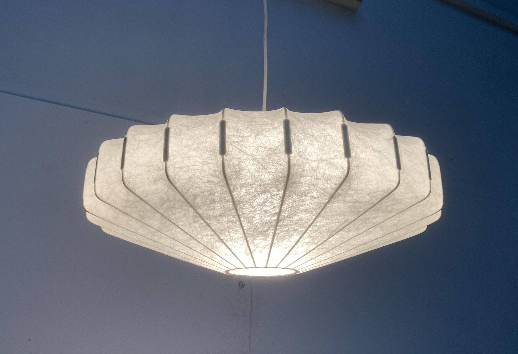German mid-century cocoon pendant lamp by Goldkant Lighting