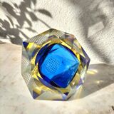 Cendrier sommerso en verre de murano