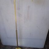 Reading floor lamp in golden brass vintage design 1970