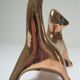 Chien sculptural laiton vintage années 60-70