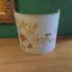 Abat jour pour applique murale , décor fleurs séchées