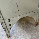 Old metal locker with 4 doors