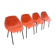 Shell chairs by Pierre Guariche for Meurop, Belgium, 1960