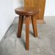 Tripod stool elm