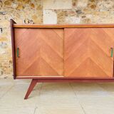 Vintage enfilade in ash and mahogany circa 1950s