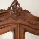 Antique two-door mirror wardrobe Louis XV in wood