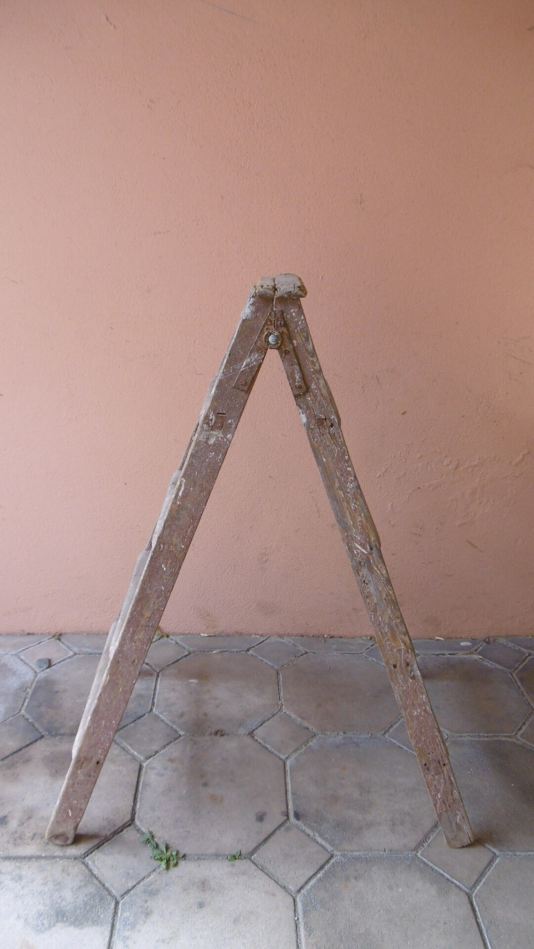 Painter's old steplady