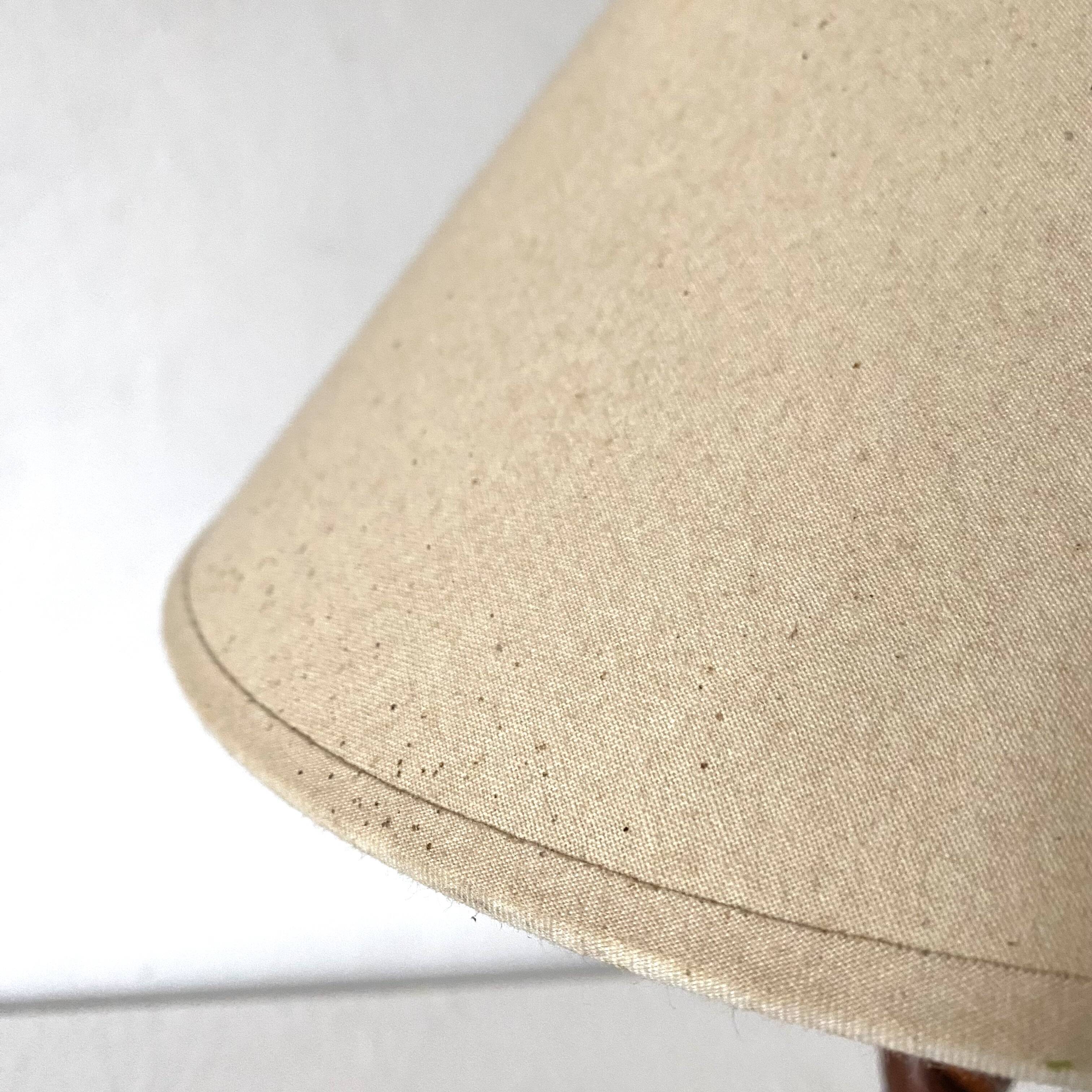 Turned wooden lamp h 50