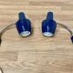 Pair of Scandinavian design wall lights from the 1950s.