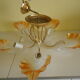 Chandelier to 5 branches art deco 1980