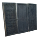 3 large carved wooden panels/doors