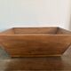 Large vintage wooden dough trough – 65 × 50 cm
