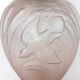 1930s British Jobling Art Deco Pink Matt Glass Table Lamp