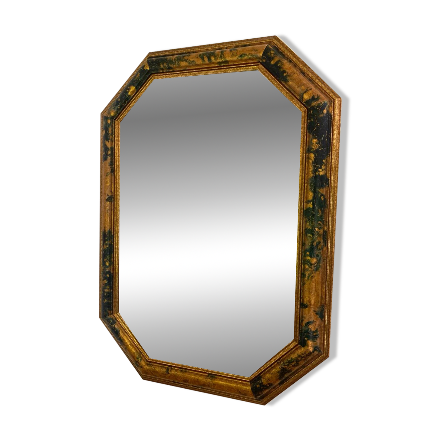 Miroir octogonal Art Déco ancien