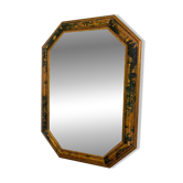 Antique Art Deco octagonal mirror