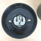 Pair of opaline globe and bakelite wall lamps RZB Leuchten