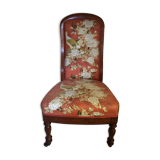 Chair with high backrest with japanese fabric