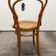 Honey coloured wicker Thonet Chair