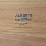 Scandinavian side table, teak, by Alberts Tibro