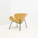 Fauteuil 'Small Dot Pattern' Orange Slice par Pierre Paulin édition Artifort