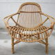 Rattan armchair 60s
