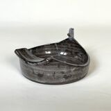 Zoomorphic ceramic ashtray pocket, circa 1960