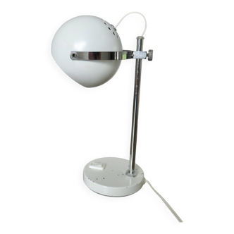 Lampe eyeball blanche, 1970
