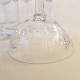12 cups a champagne in Baccarat crystal, 1920