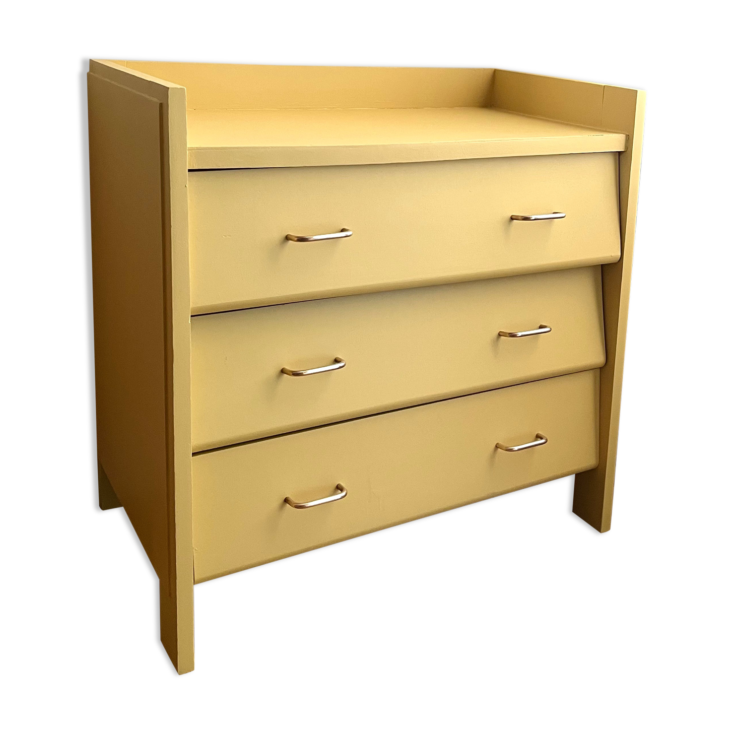 Commode vintage à tiroirs décalés