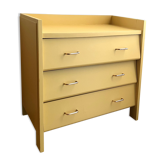 Commode vintage à tiroirs décalés