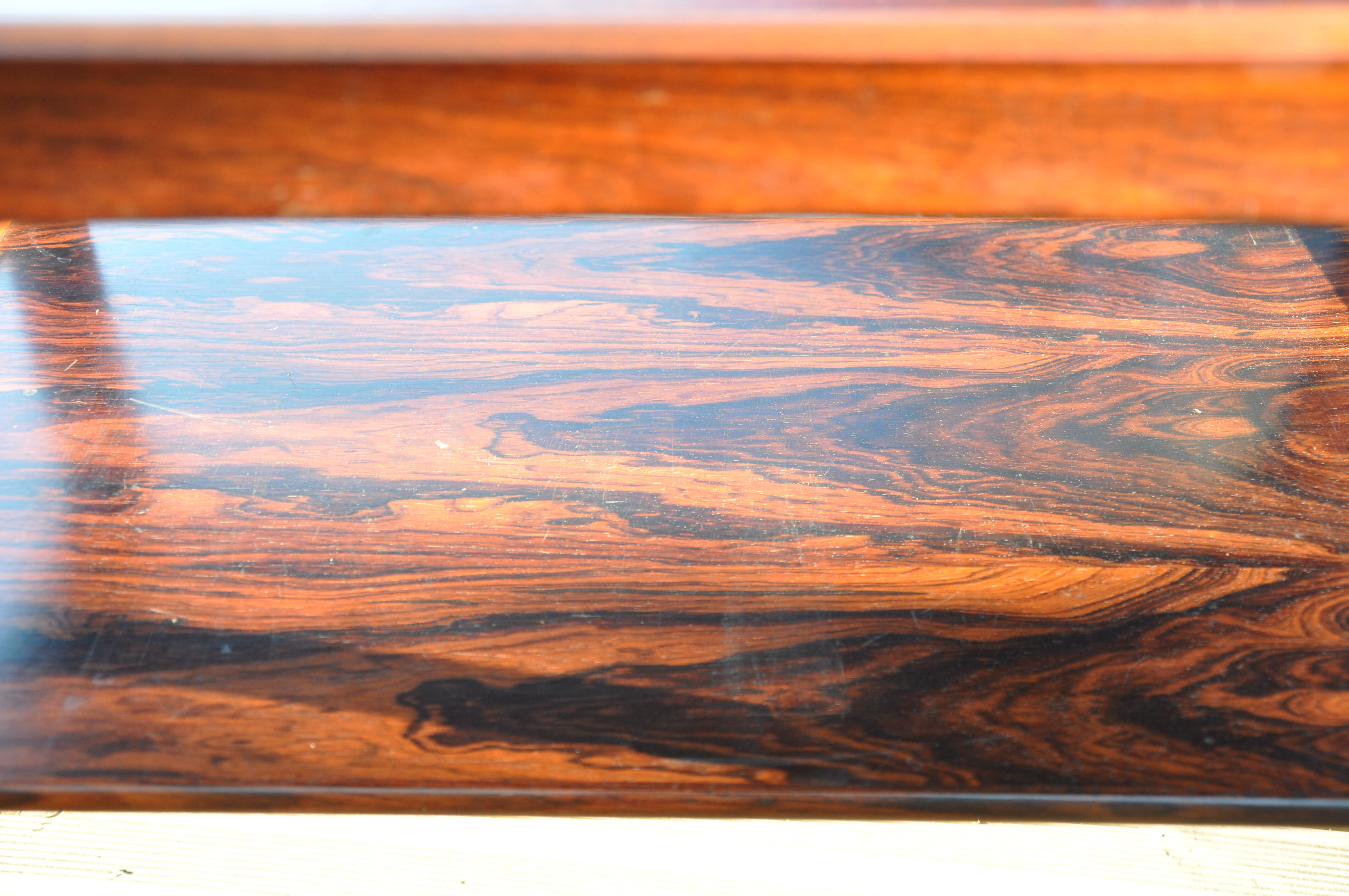 Scandinavian service, rosewood, 60s