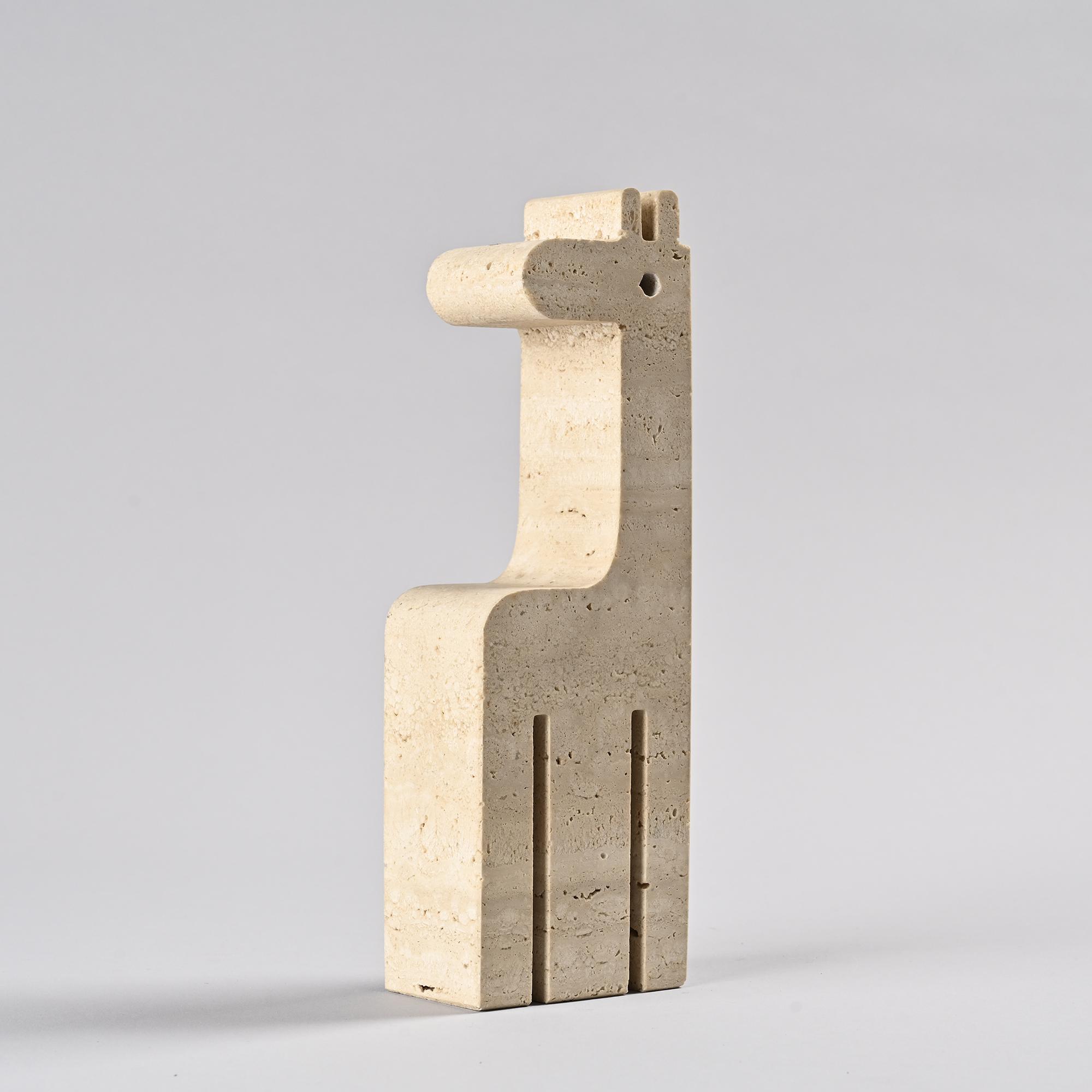 Girafe en travertin, Fratelli Manelli, circa 1970