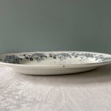 Oval dish 1900 “Réaumur” earthenware from Lunéville