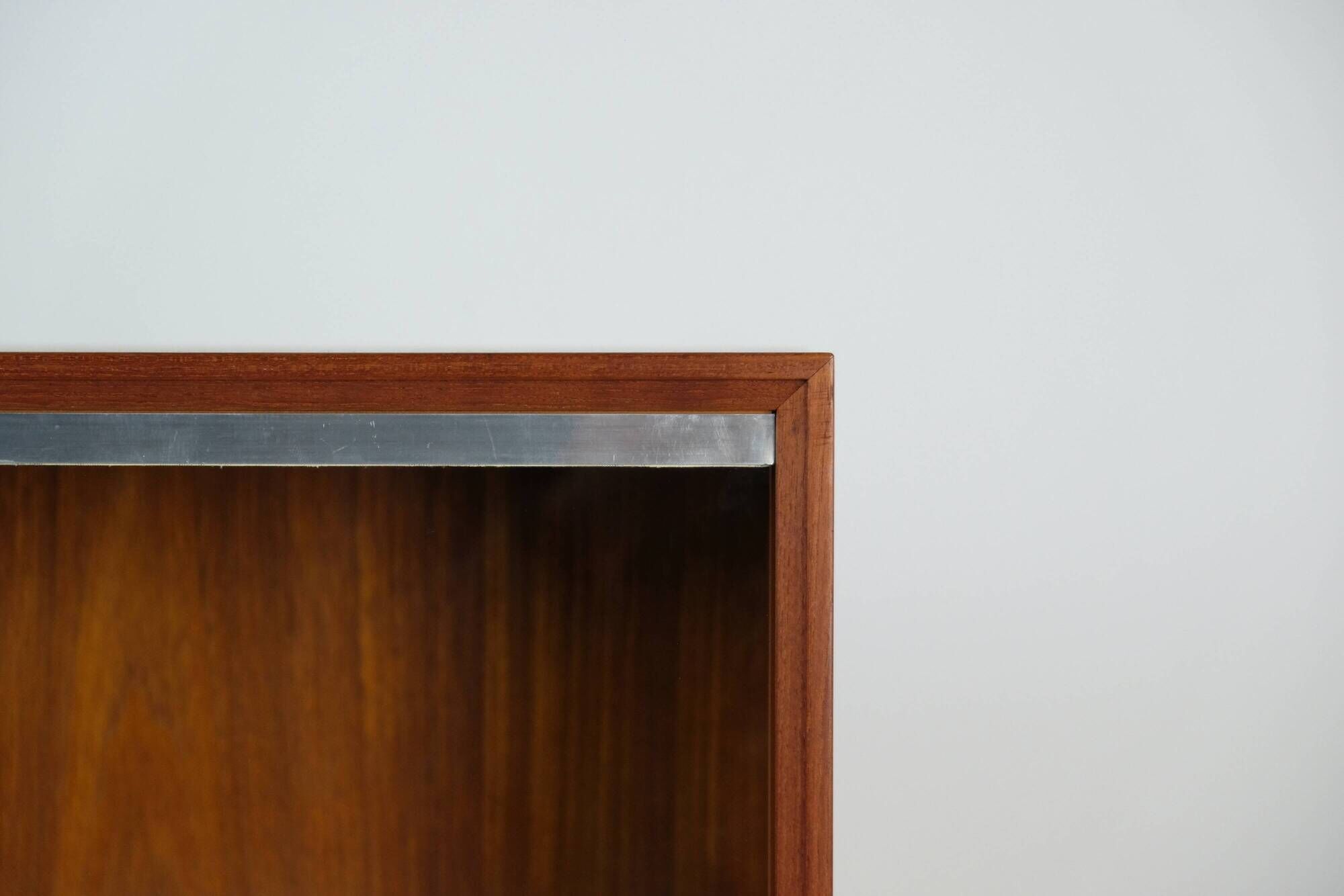Mid-Century Teak Vitrine Regal Highboard Schrank 60er 70s Vintage