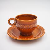 4 Pagnossin cups and saucers