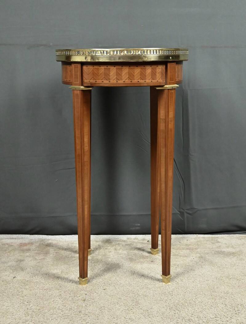 Marquetry Gueridon, Louis XVI style – Early 20th century